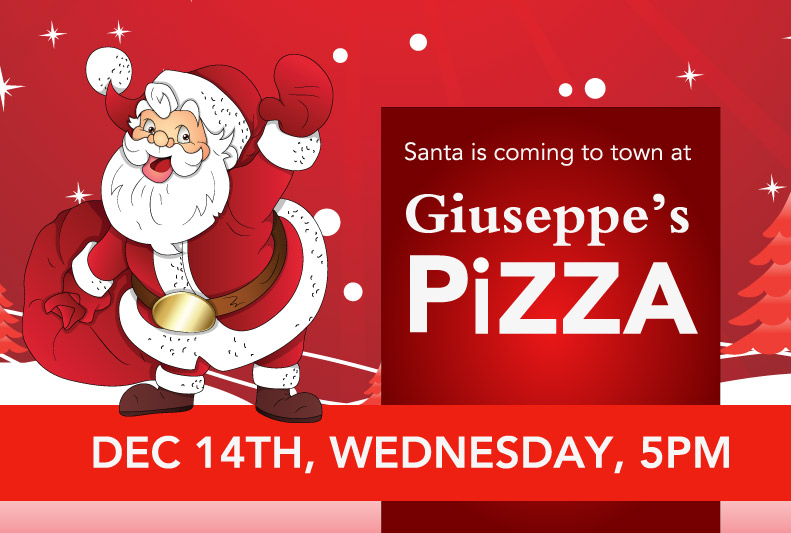 Santa is coming to Giuseppes!